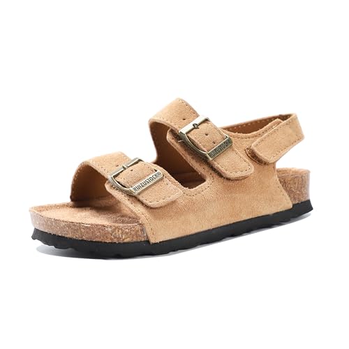 Yeeteepot Kinder Kork Sandalen Jungen Mädchen Riemen...