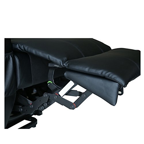 Extreme Comfort Deluxe Power Lift Heated Vibrating Massage Recliner Chair With Wheels/Control (Black) Great For Elder Folks #TOP5