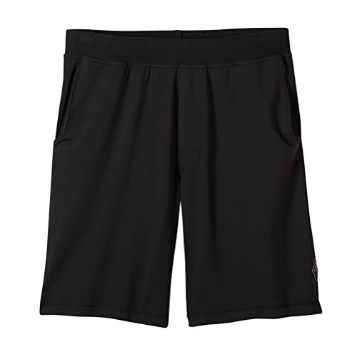 prAna Men's Mojo Chakara Shorts, Black, Medium