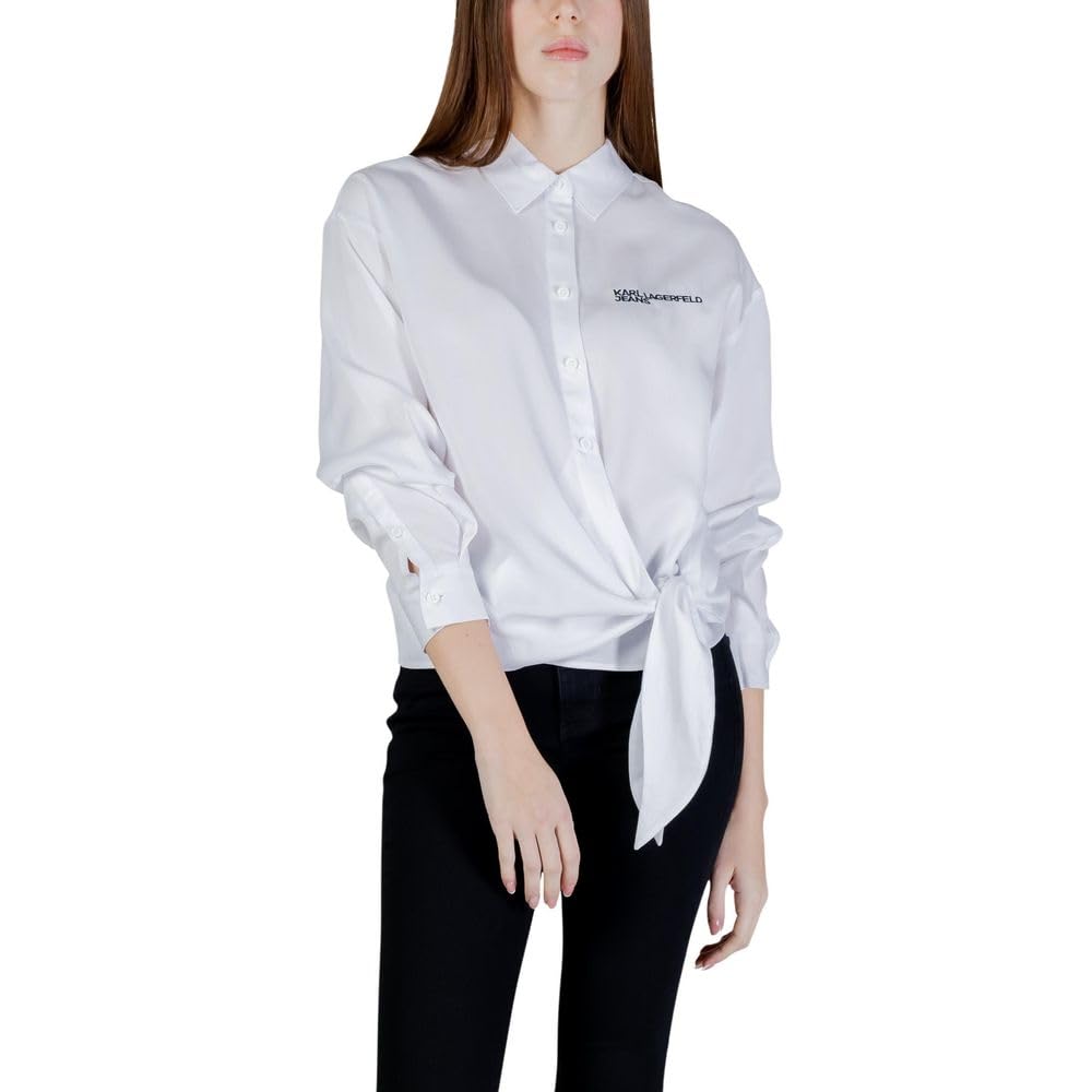 Karl Lagerfeld Jeans Damen Tied Blouse