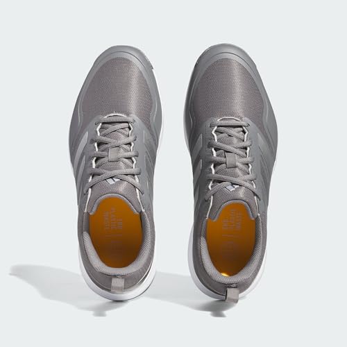 adidas Herren Tech Response SL 3.0 Wide Golf Shoes, Grey Four/Silver Metallic/Solar Gold, 41 1/3 EU – Ansicht 3