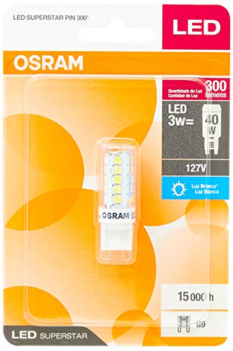 Lâmpada Led Pin Osram 3W 6500K 127V - Base G9