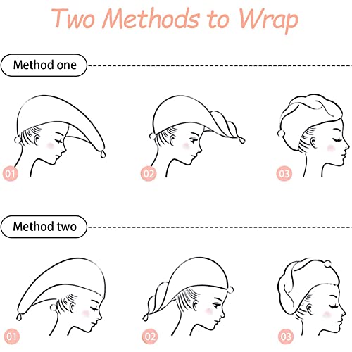 Toulifly Asciugamano per Capelli Turbante