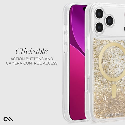 Image of Case-Mate iPhone 17 Pro Max Case - Gold Waterfall