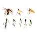 Luzhengyang 72pcs Fly Fishing Flies Kit Bass Salmon | Assorted Wet Dry Nymph Flies Hooks Artificial Feather Metal Box Included | for Trout, Perch, and Bass Fishing Enthusiasts | Amazon