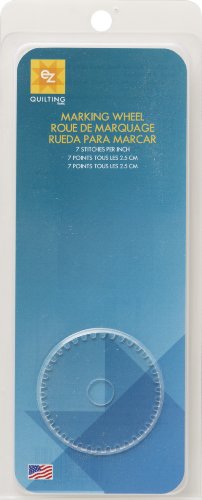 EZ Quilting 7 Per Inch Big Stitch Wheel, Transparent
