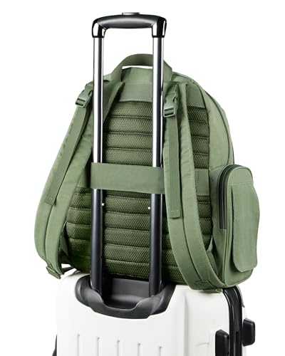 Image of Skip Hop Diaper Bag Backpack with Portable Changing Pad, 9 Total Pockets, Easy-Access Wipes Pocket, Zippered Side Pocket, Luggage Sleeve & Stroller Straps, Fits a 15 inch Laptop, Luna, Sage