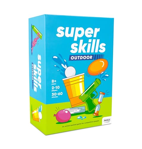 Super Skills Outdoor Yard Game – Summer Backyard Games for Kids 8 and Up, Teens & Adults - Fun Water Party for The Whole Family