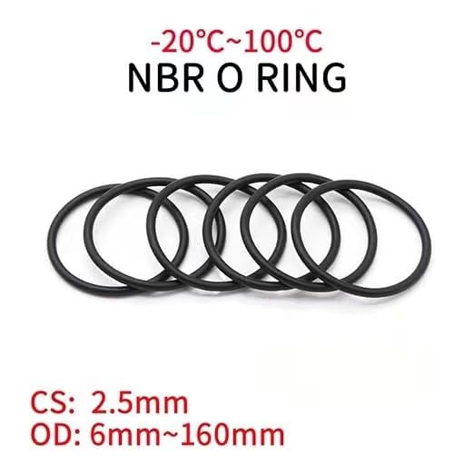 PAQUET DE 2 24X2 Nitrile NBR Caoutchouc O Anneau 24mm Id X 2mm Croix