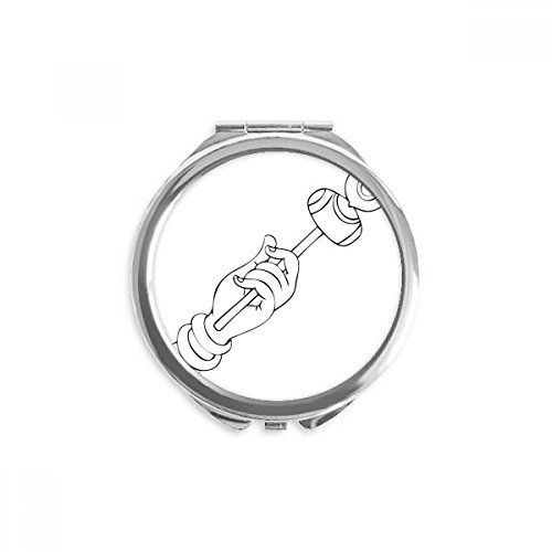 Miroir de maquillage bouddhisme pour des retouches faciles en voyage