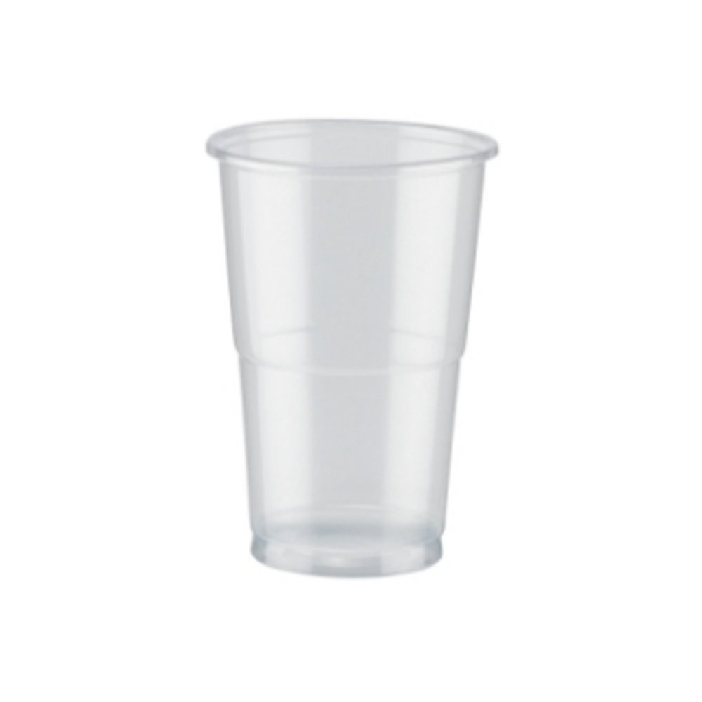 Deli Supplies 1000 x 1 Pint Flexi Plastic Glasses Clear Disposable Glass Cup Beer Party