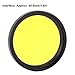 Kafuty-1 40.5mm Round Full Color Lens Filter,Orange Yellow Green Blue Purple Full Color Camera Lens Filter with Storage Box for Canon,for Nikon,for Sony(Yellow)