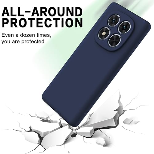 Image of FIRST MART Matte Silicone Back Cover for Redmi Note 15 Pro Plus - Blue