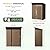 5x3FT Vertical Outdoor Steel Storage Shed with Floor Frame, Lockable Doors, Compact Metal Tool Shed for Garden, Backyard, Patio, Utility, and Bike Storage,Brown