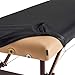 Master Massage Rectangular Universal Fabric Fitted PU Vinyl Leather Ultra-Durable Massage Table Protection Cover-Replacement Cover Protector Black