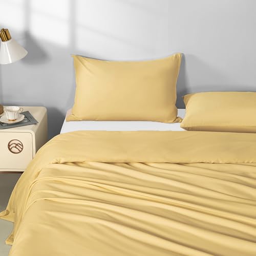 Image of 2 Pack Microfiber Queen Size Zipper Pillowcases,Gold Pillow Case Set of 2,Soft Comfortable Not Shrink Pillow Cases Queen,Breathable Luxury Pillow Covers(20x30 Inches)