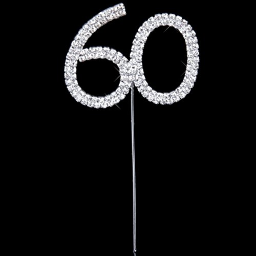 Bluelans® trasparente diamante cake topper per il