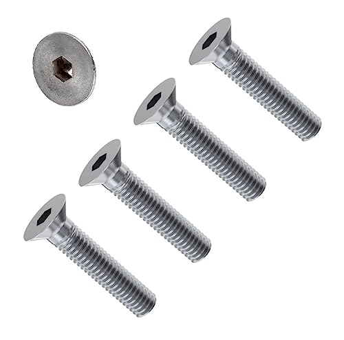 TERF® M12 X 55mm Hex Socket Countersunk Machine Screw M12 (12mm) X 55mm Allen Key Bolts Hexagonal Socket Countersunk Machine Screws