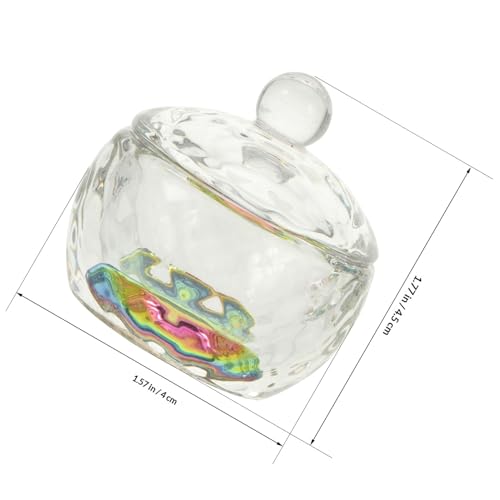 FOMIYES 2pcs Copas de Cristal de Colores para Arte de Uñas miniatura 2