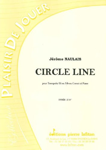 Partition de musique classique Circle Line Lafitan pour trompette et piano