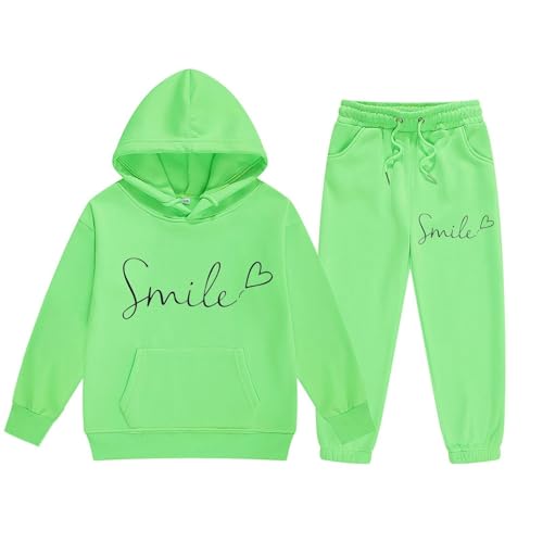 Ensemble fille hoodies et pantalon chaud anti-froid - 3