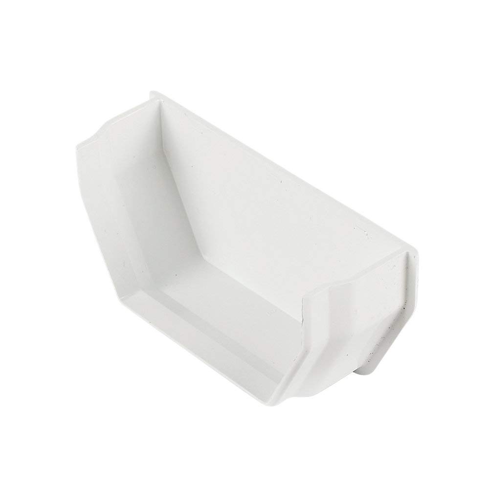 FloPlast - Square Line Internal Stop End 114mm White