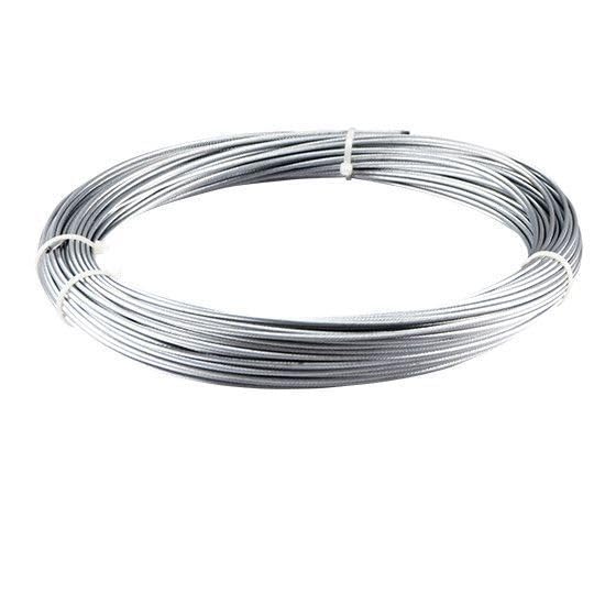 Câble acier galva diamètre 2.5mm en rouleau de 50 mètres pour embrayage