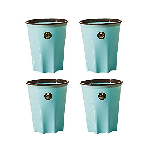 Poubelle cuisine et salle de bain 10L : lot de 4 corbeilles anti-désordre