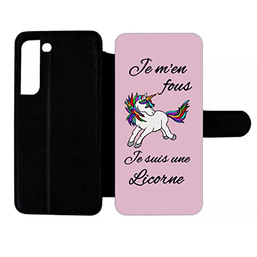 Etui Samsung S22 Licorne cuir : finie la peur des rayures avec la fermeture magnétique