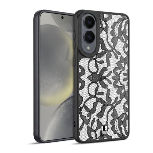 Coque Galaxy S25 Edge style dentelle noire pour protection au quotidien