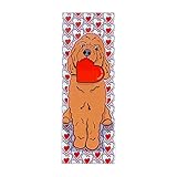 Apricot Goldendoodle Dog Valentine's Day Magnet, Handmade Holiday Gifts and Decor
