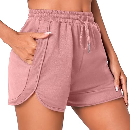 Litherday Pantaloncini Donna Estivi Shorts Sportivi Pantaloncini Sportivi in Cotone Corti Larghi con...