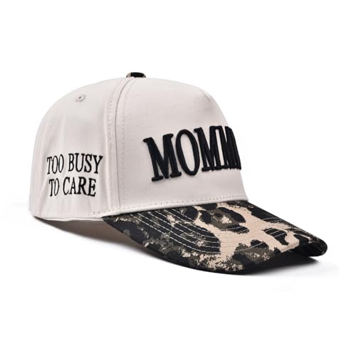 Image of Mommin Trucker Hat,Vintage Two-Tone Women's Baseball Cap with Mama Hat Mothers Day Great Gifts for Mom Wife Stepmom