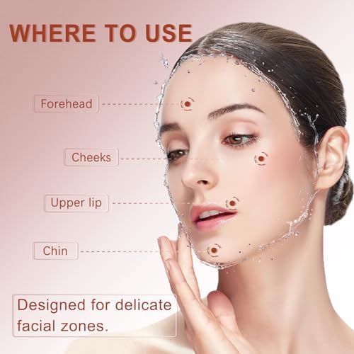 Image of Facial Hair Removal Cream Kit for Women Face - Depilatory & Soothing Cream, 4 Min Painless & Flawless Lip Chin Hair Remover, Gentle for Sensitive Skin Hair Removal (1.69 + 0.34 FL Oz)
