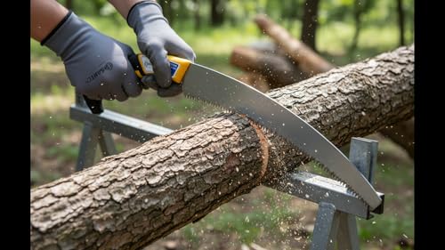 Image of Heavy Duty Hand Pruning Saw, High Carbon Steel Blade, 330mm, Professional Gardening Tool