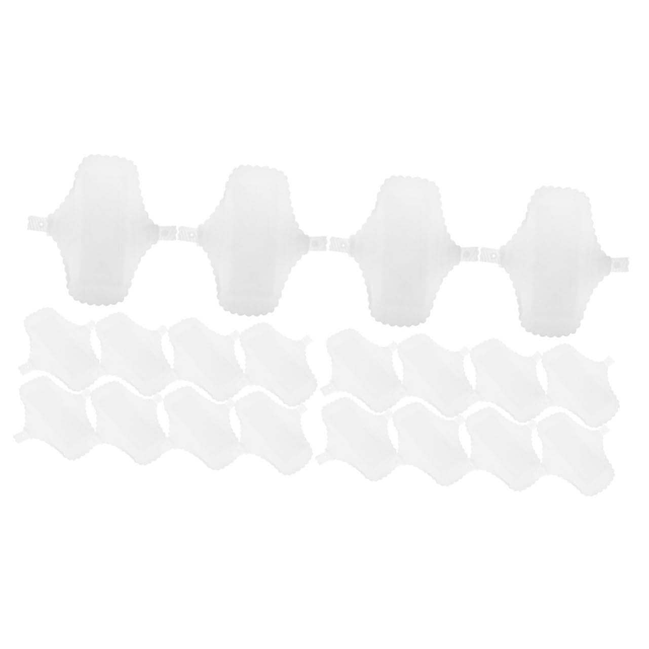 COLLBATH 20 Piezas paño menstrual lavable compresa menstrual absorbente escritos de las señoras calzoncillos absorbentes cuecas menstruales bragas braguitas postparto servilleta sanitaria