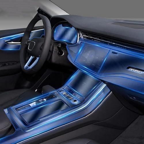 Película protectora TPU para Audi Q7 Q8 2019-2020 protector consola central