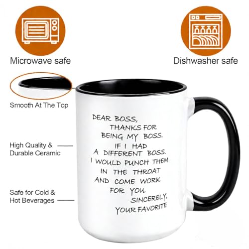 YKSINX Dear Boss Punch Throat Mug