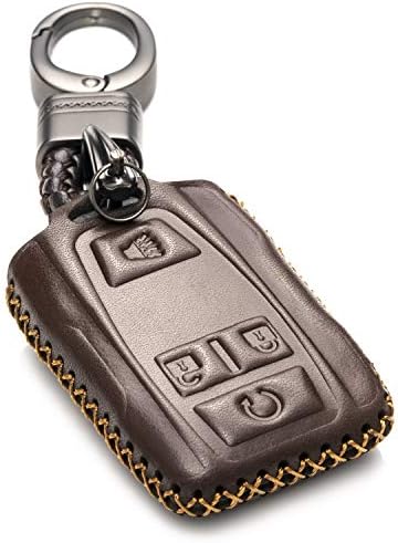 Silicone Key Fob Cover For Chevy GMC Trucks - Black Protective Case With Keychain