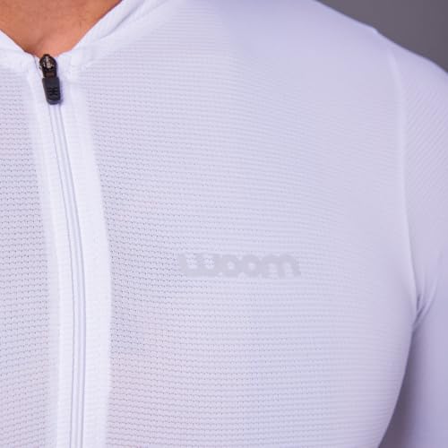 Jersey Cycling Woom Masculina I (BR, Alfa, M, Slim, Branco)
