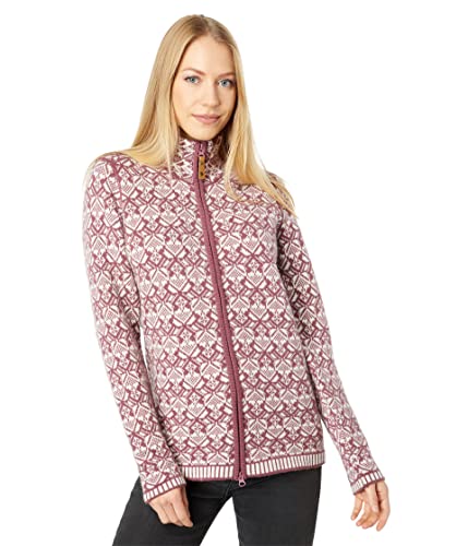 Fjällräven Snow Cardigan W, Felpa, Donna, Viola