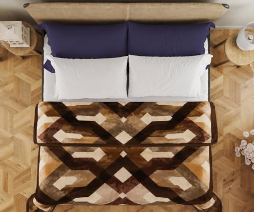 Image of Double Bed Blanket Kambal Heavy Blanket | Perfect for Winters | 220 CM X 275 CM | 3.0 Kg
