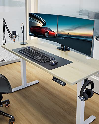 image for ErGear Height Adjustable Electric Standing Desk, 55 x 28 Inches Sit St
