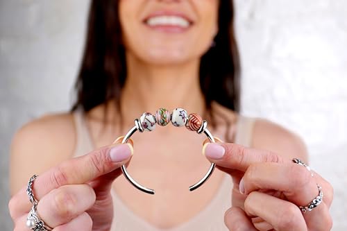 Pulseras de abalorios con el cristal Trollbeads Urban Rhythm para un estilo urbano diario 5