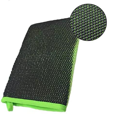 ExoFormaClay Mitt for Auto Care - Medium Grade Premium Car Wash Mitt for Ultra Smooth Finish - Fast & Easy Surface Decontamination & Polish Prep - Reusable Microfiber