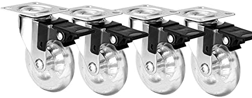 Roulettes pivotantes de 75mm pour déplacer facilement vos établis d'atelier et meubles lourds