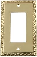 Vista 12 de Nostalgic Warehouse Egg & Dart Deco - Cubierta para placa de interruptor de salida eléctrica