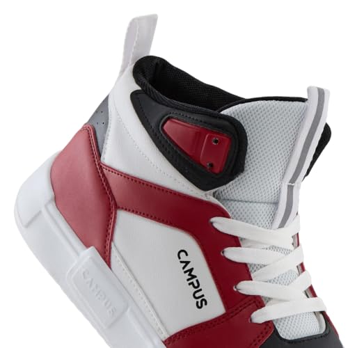 Buy Campus Men's OG-22 WHT/RED Sneakers - 7UK/India OG-22 at Amazon.in - Image 7