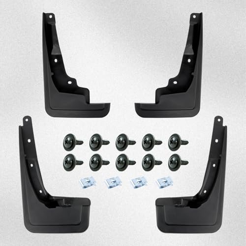 Image of Mud Flaps Mud Guards Replacement for 2022-2024 Maverick Front Mudflap and Rear Mudguard No Drilling Required 4pc Set