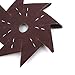 Aexit 4-inch 240 Abrasives Grits Pinwheel Shaped Octagonal Abrasive Sandpaper Buffing Tool 5pcs Model:56as22qo568